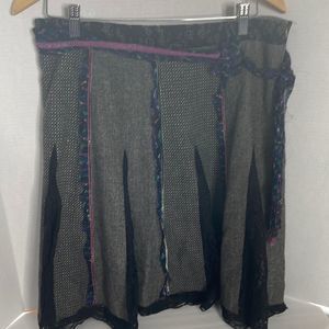 Rene Derby Made in France wool skirt